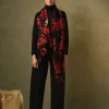 Shop One Hundred Stars Acer Black Wool Scarf