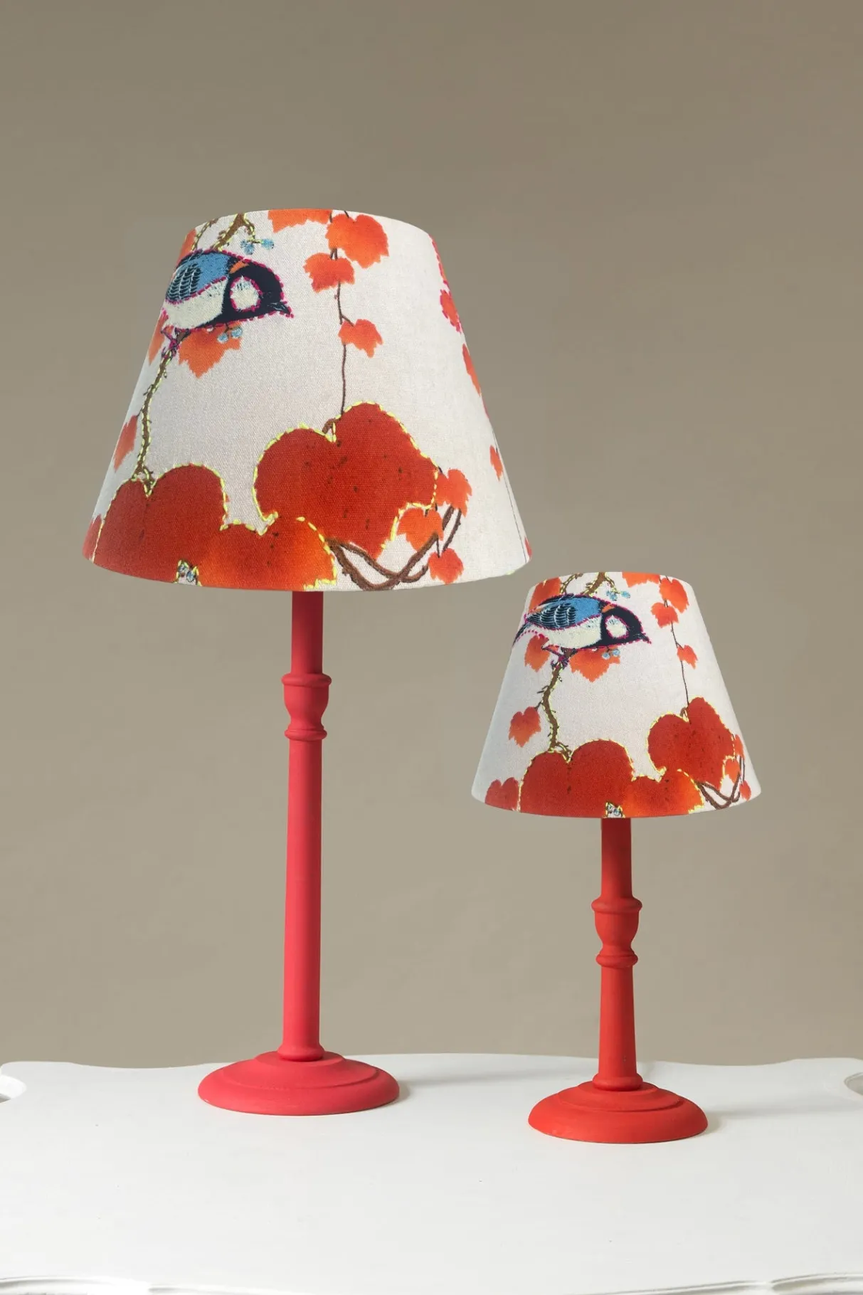 acer_red__tapered_lampshade_0.webp Flash Sale One Hundred Stars Acer Red 14" Tapered Lampshade