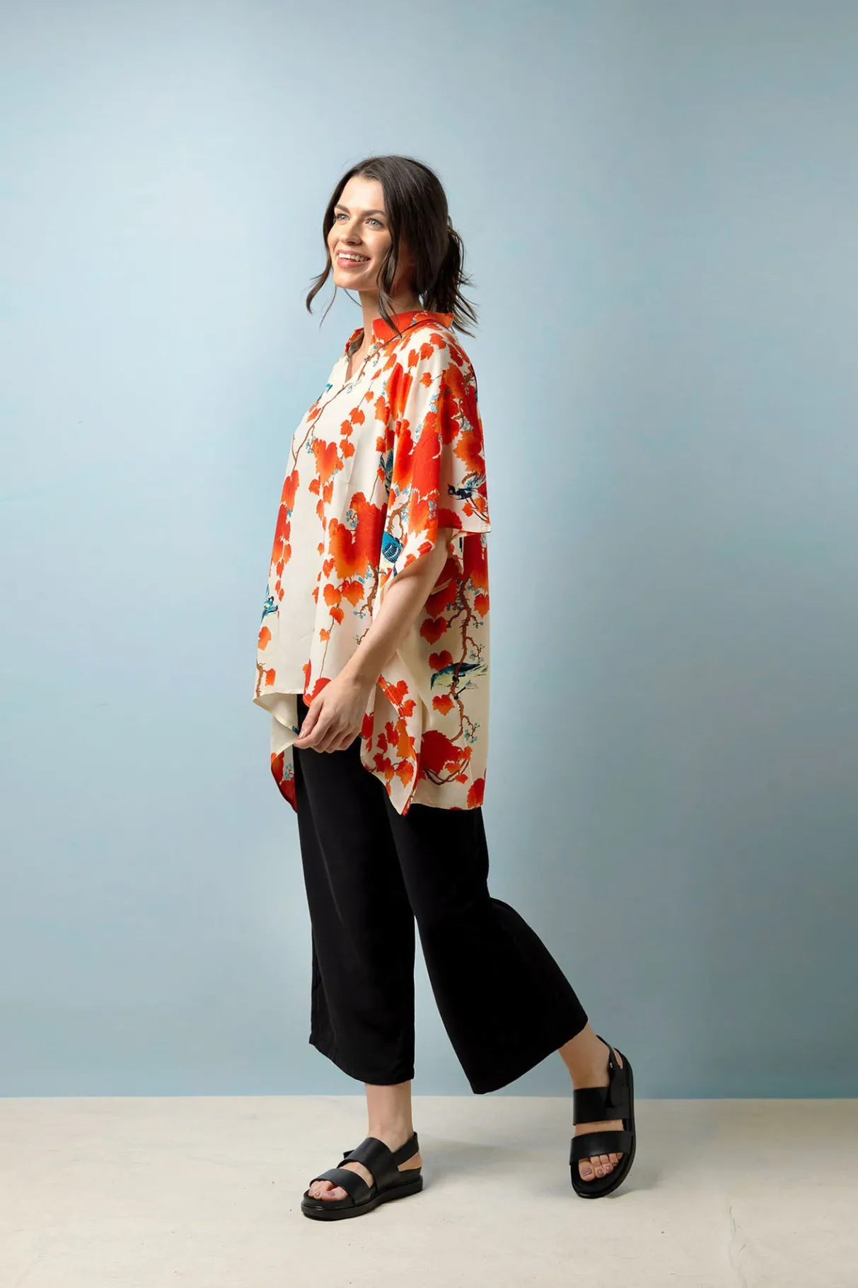 acer_red_tunic_top_3.webp Store One Hundred Stars Acer Red Tunic Top