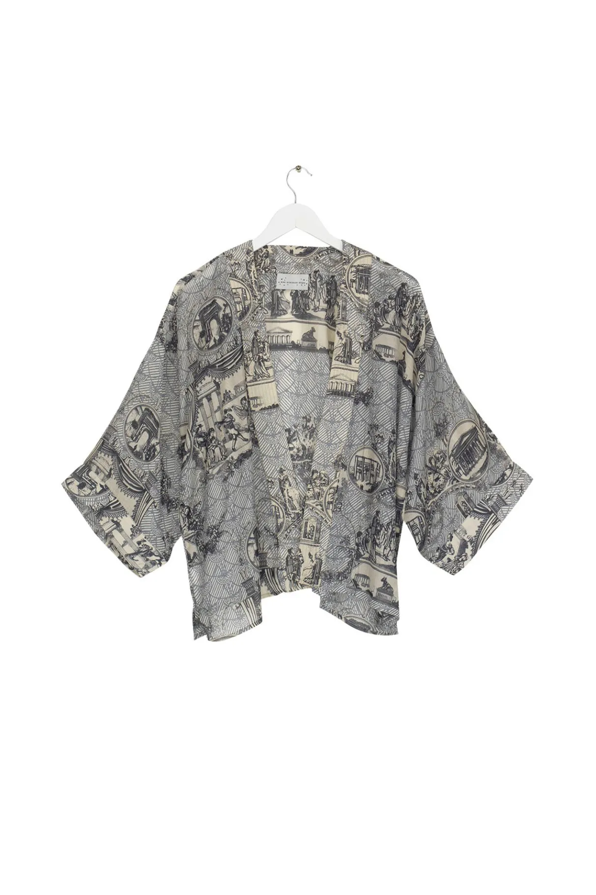 ancient_columns_charcoal_kimono_0.webp Clearance One Hundred Stars Ancient Columns Charcoal Kimono