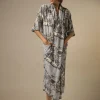 Fashion One Hundred Stars Ancient Columns Charcoal Rachel Dress
