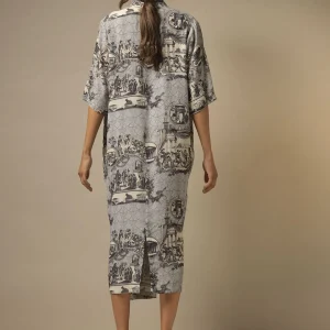 Fashion One Hundred Stars Ancient Columns Charcoal Rachel Dress