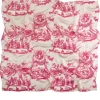 Clearance One Hundred Stars Ancient Columns Pink Silk Scarf