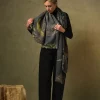 Discount One Hundred Stars Bird Ink Wool Scarf