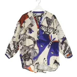 New One Hundred Stars Butterflies Cobalt Darcy Shirt