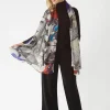 Fashion One Hundred Stars Butterflies Cobalt Scarf