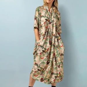 Flash Sale One Hundred Stars Chinoiserie Pink Rachel Dress