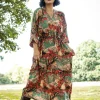 Outlet One Hundred Stars Country Toile Berry Abbi Dress
