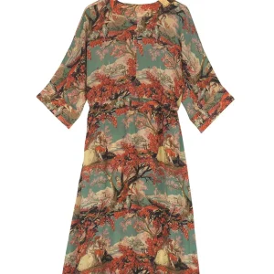 Outlet One Hundred Stars Country Toile Berry Abbi Dress