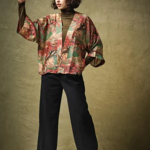 Clearance One Hundred Stars Country Toile Berry Kimono