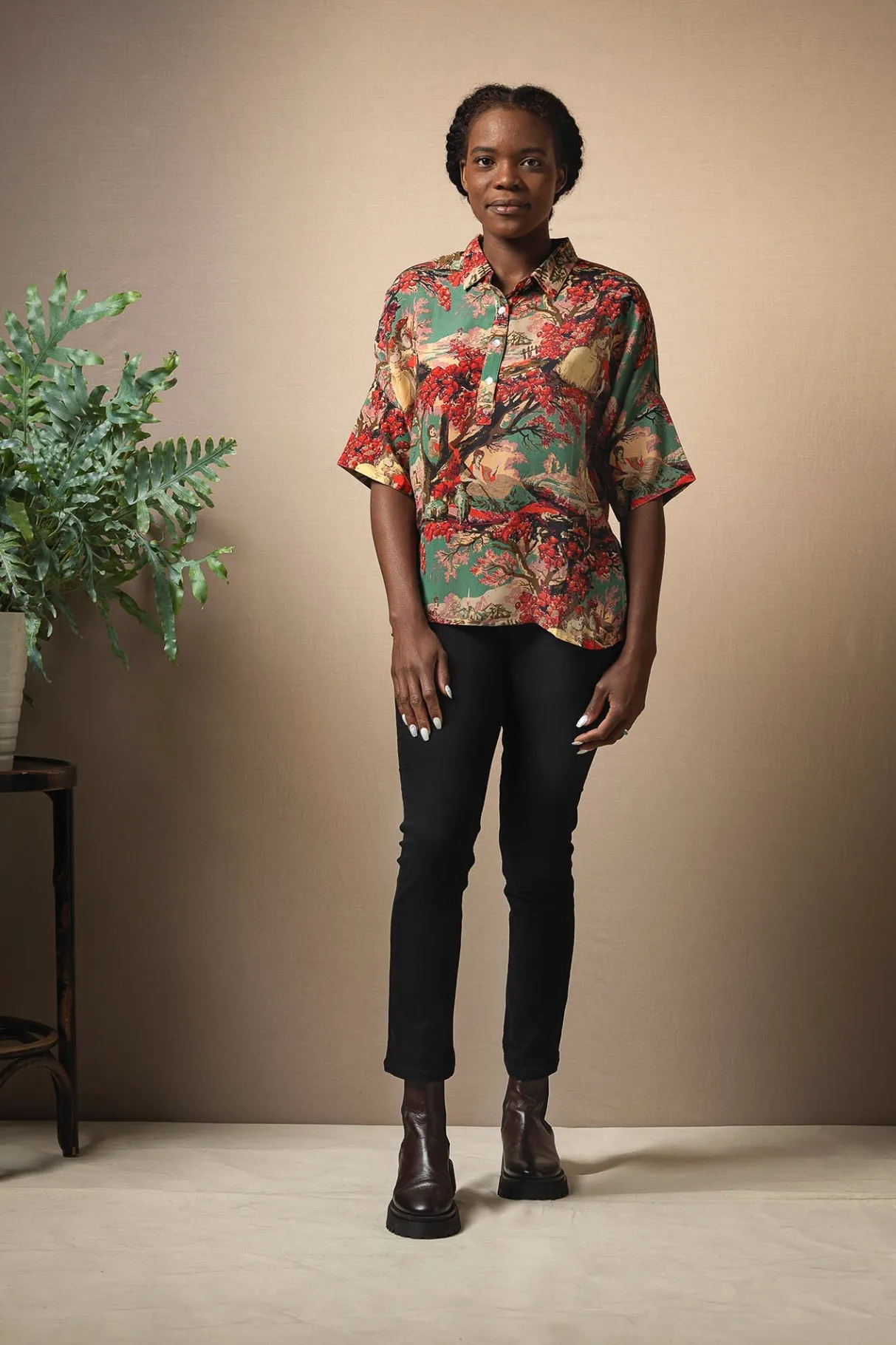 country_toile_berry_pippa_top_0.webp Cheap One Hundred Stars Country Toile Berry Pippa Top