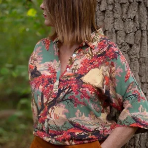 Cheap One Hundred Stars Country Toile Berry Pippa Top