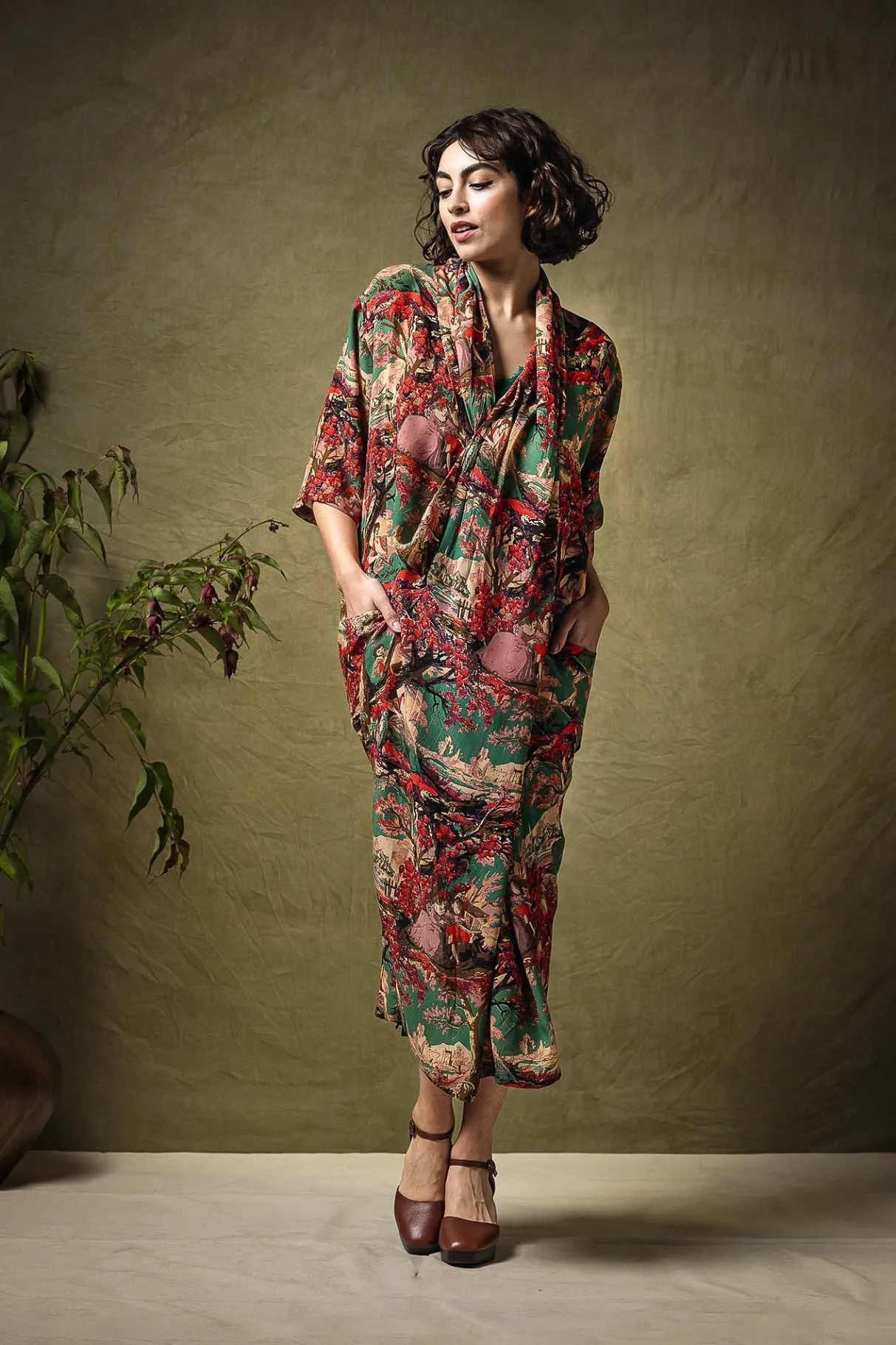 country_toile_berry_rachel_dress_0.webp Cheap One Hundred Stars Country Toile Berry Rachel Dress