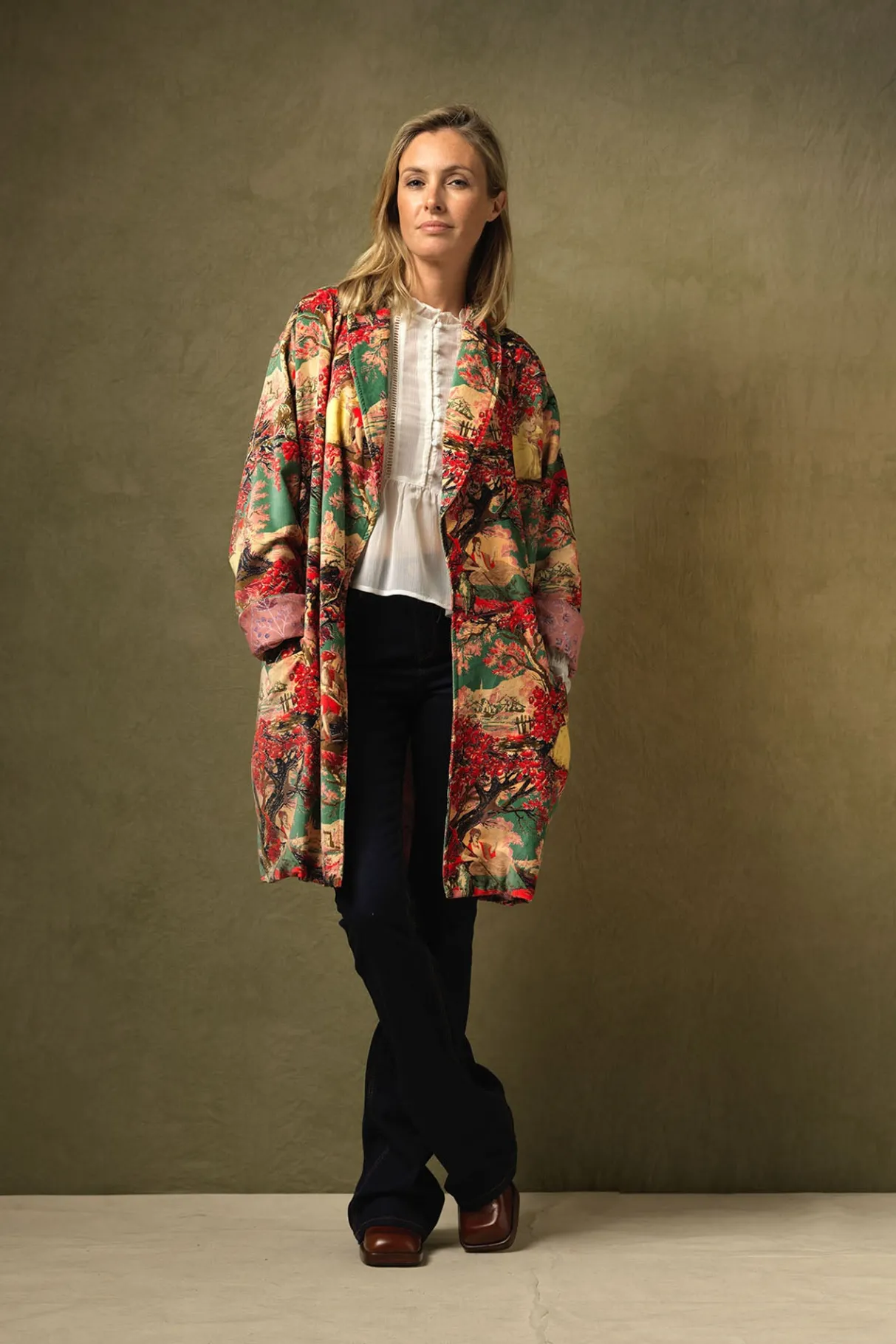 country_toile_berry_velvet_boyfriend_jacket_1.webp New One Hundred Stars Country Toile Berry Velvet Boyfriend Jacket
