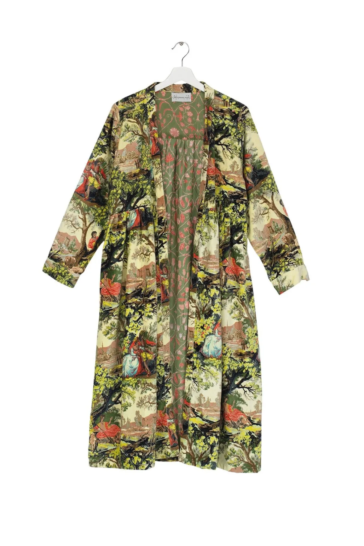 country_toile_velvet_duster_coat_1.webp Sale One Hundred Stars Country Toile Velvet Duster Coat