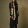Best One Hundred Stars Daisy Black Wool Scarf