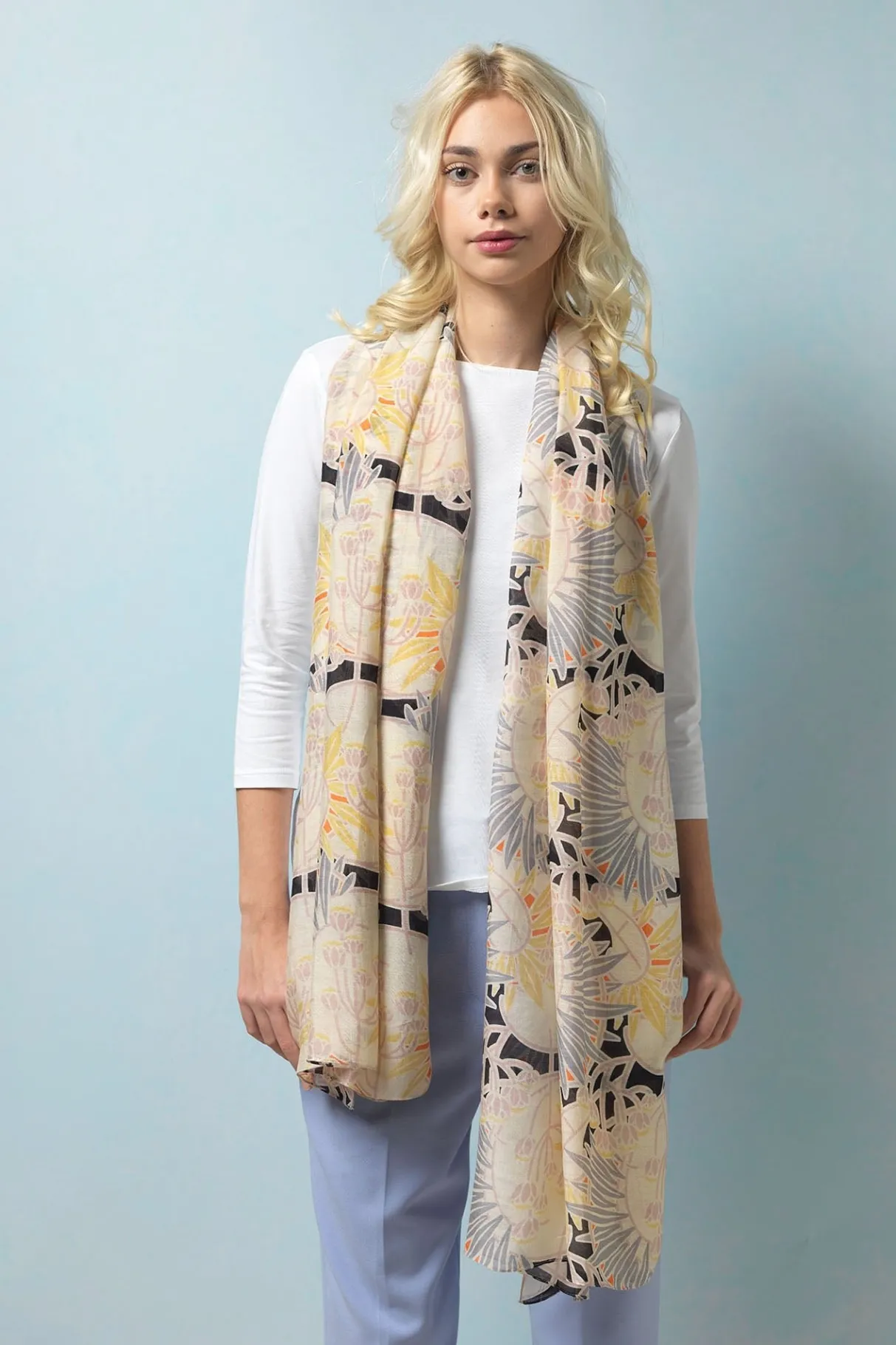 deco_daisy_mauve_scarf_1.webp New One Hundred Stars Deco Daisy Mauve Scarf