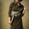 Best Sale One Hundred Stars Dhurrie Taupe Obi Belt