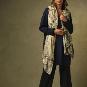 Discount One Hundred Stars Dhurrie Taupe Scarf