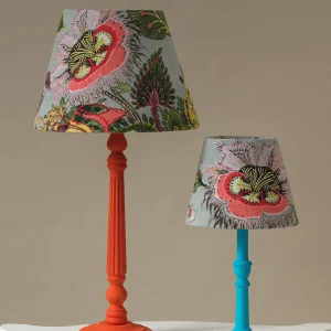 Flash Sale One Hundred Stars Eccentric Blooms Putty 12" Tapered Lampshade