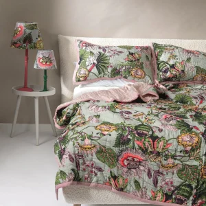 Best One Hundred Stars Eccentric Blooms Putty Bedspread