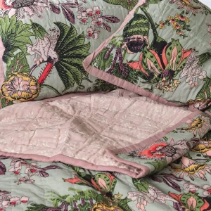 Best One Hundred Stars Eccentric Blooms Putty Bedspread