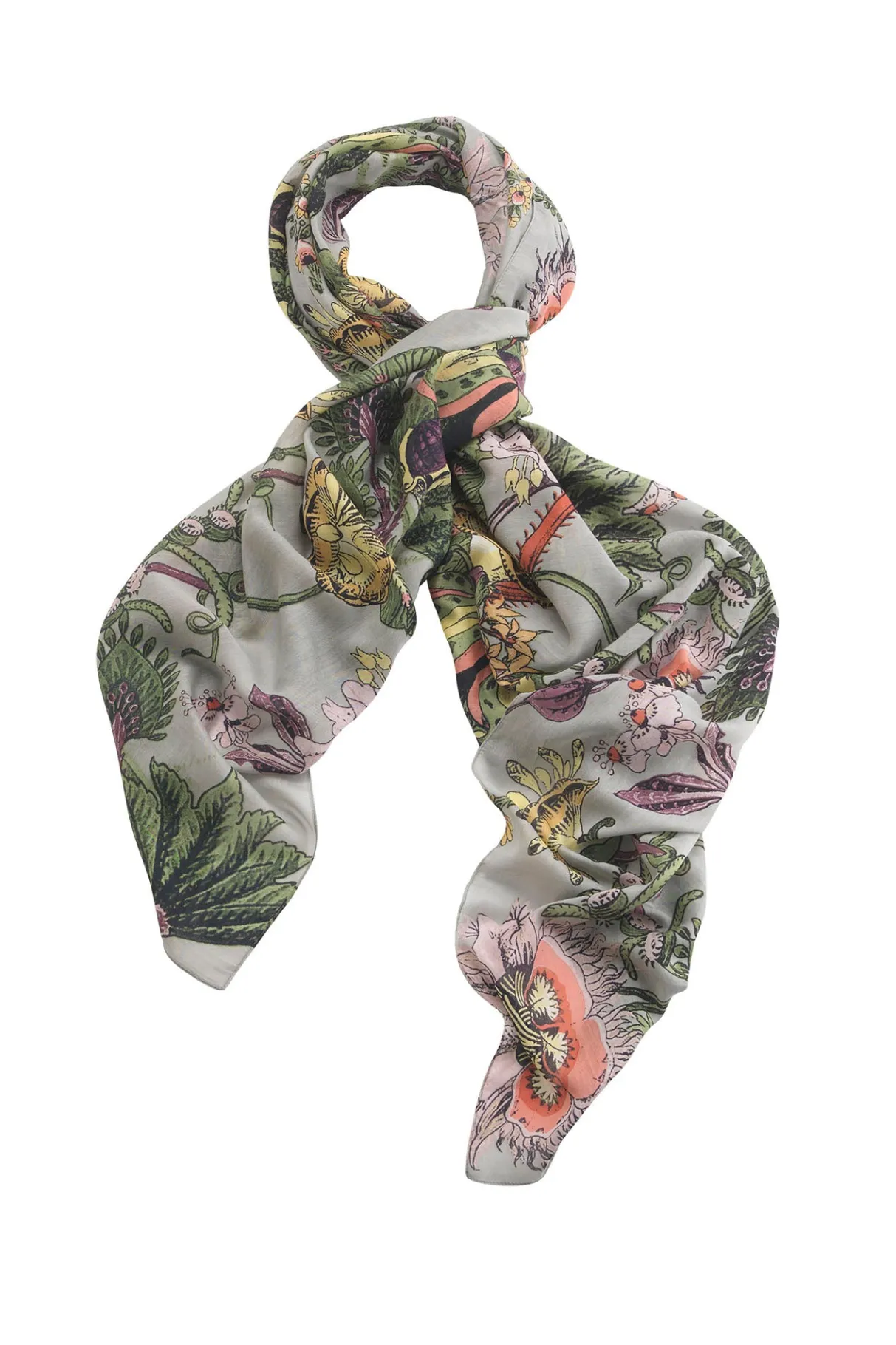 eccentric_blooms_putty_scarf_3.webp Outlet One Hundred Stars Eccentric Blooms Putty Scarf