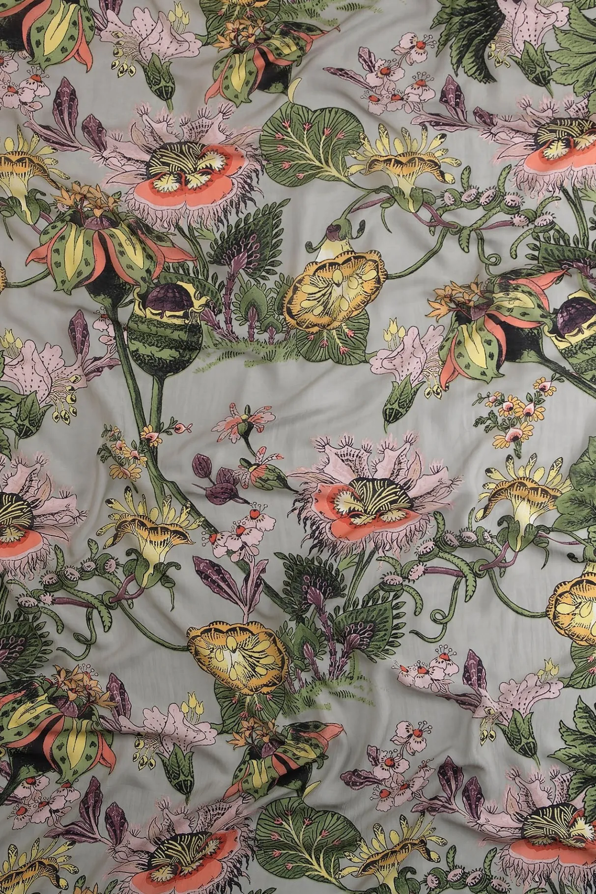 eccentric_blooms_putty_scarf_4.webp Outlet One Hundred Stars Eccentric Blooms Putty Scarf