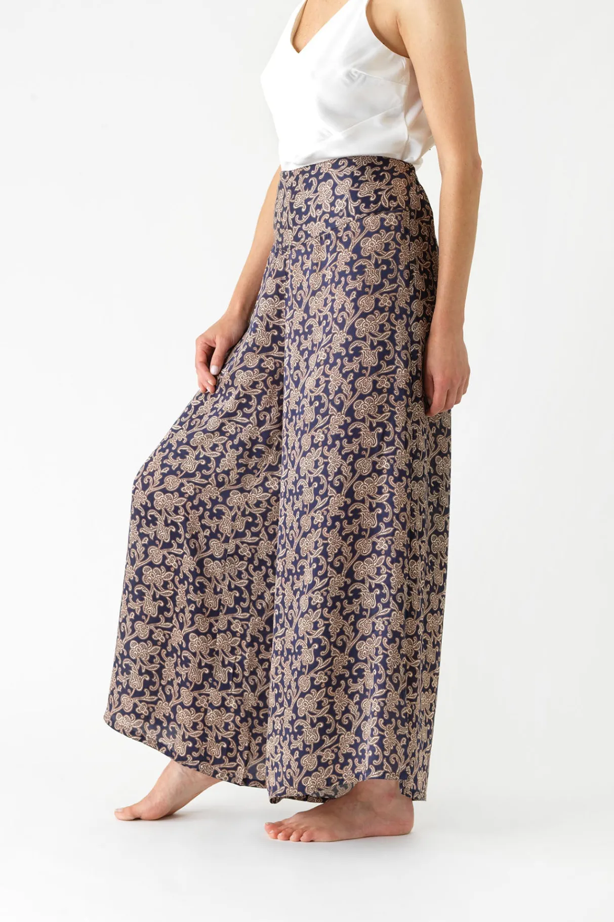 floral_paisley_blue_palazzo_pant_2.webp Cheap One Hundred Stars Floral Paisley Blue Palazzo Pant