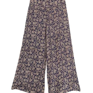 Cheap One Hundred Stars Floral Paisley Blue Palazzo Pant