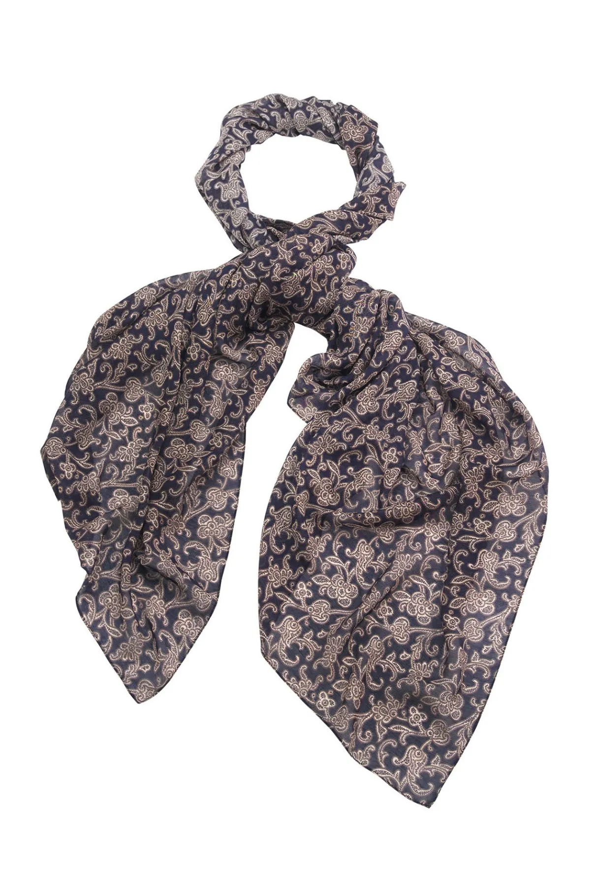 floral_paisley_blue_scarf_2.webp Discount One Hundred Stars Floral Paisley Blue Scarf