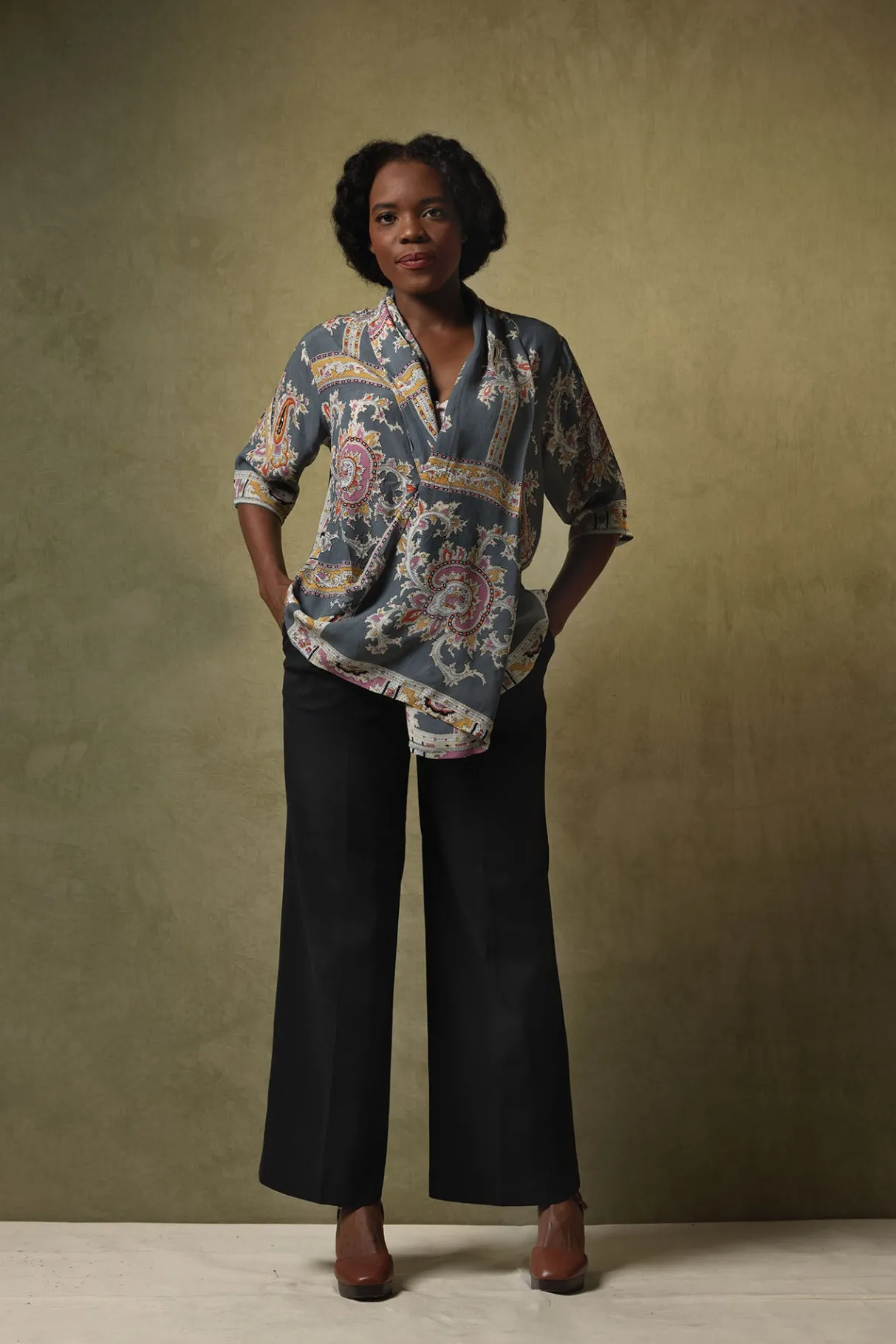 handkerchief_grey_rachel_top_0.webp Clearance One Hundred Stars Handkerchief Grey Rachel Top