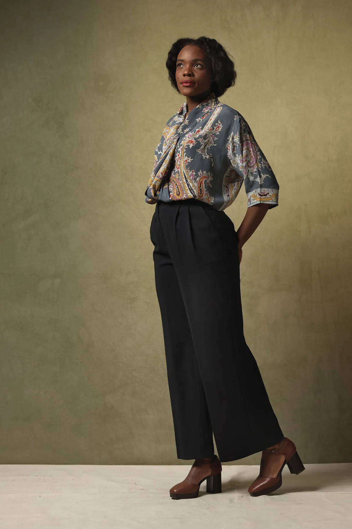 handkerchief_grey_rachel_top_3.webp Clearance One Hundred Stars Handkerchief Grey Rachel Top