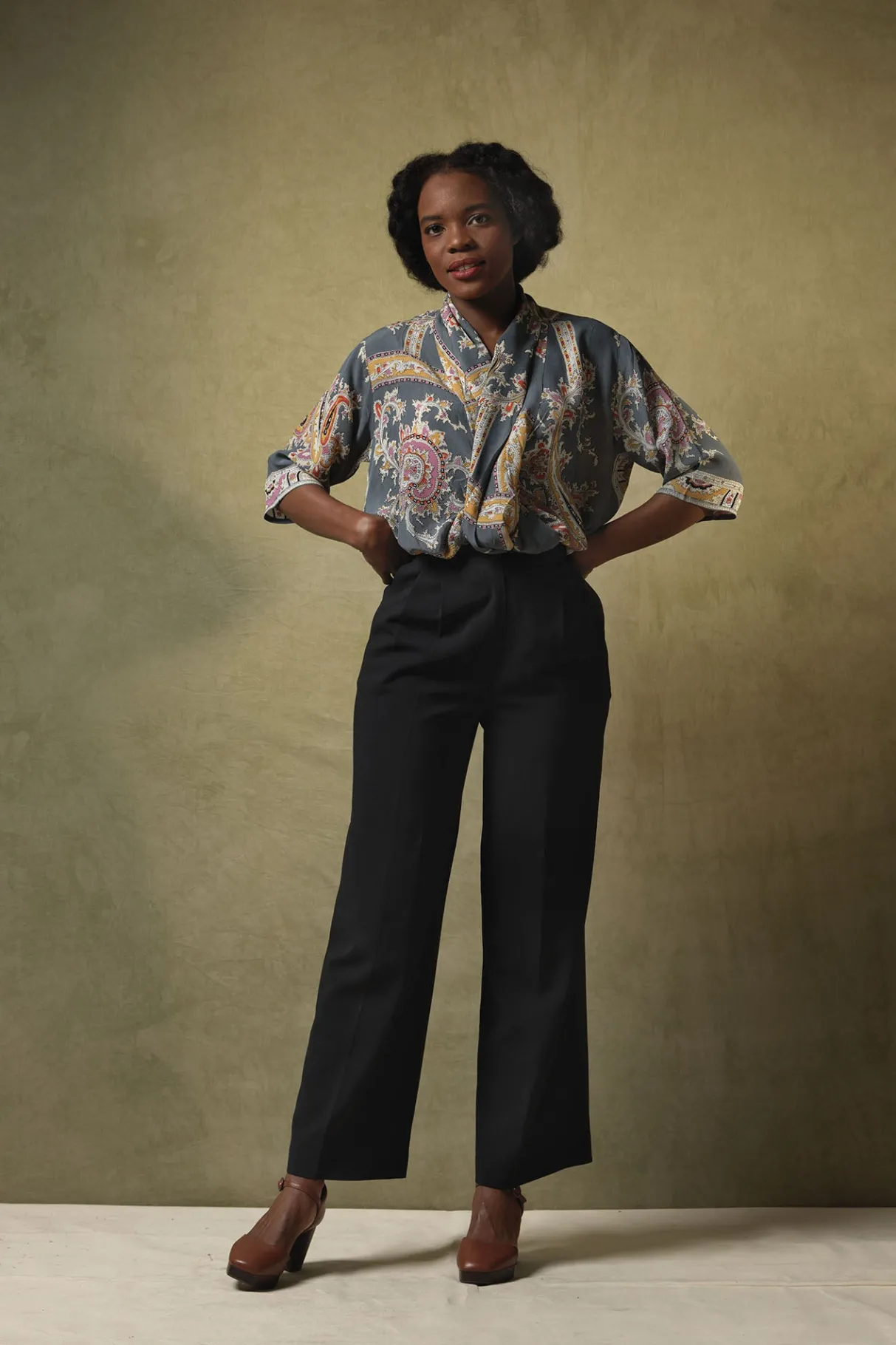 handkerchief_grey_rachel_top_4.webp Clearance One Hundred Stars Handkerchief Grey Rachel Top
