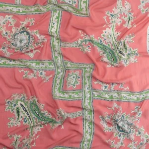 Online One Hundred Stars Handkerchief Pink Scarf
