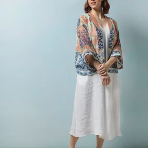 Flash Sale One Hundred Stars Indian Summer Blue Kimono