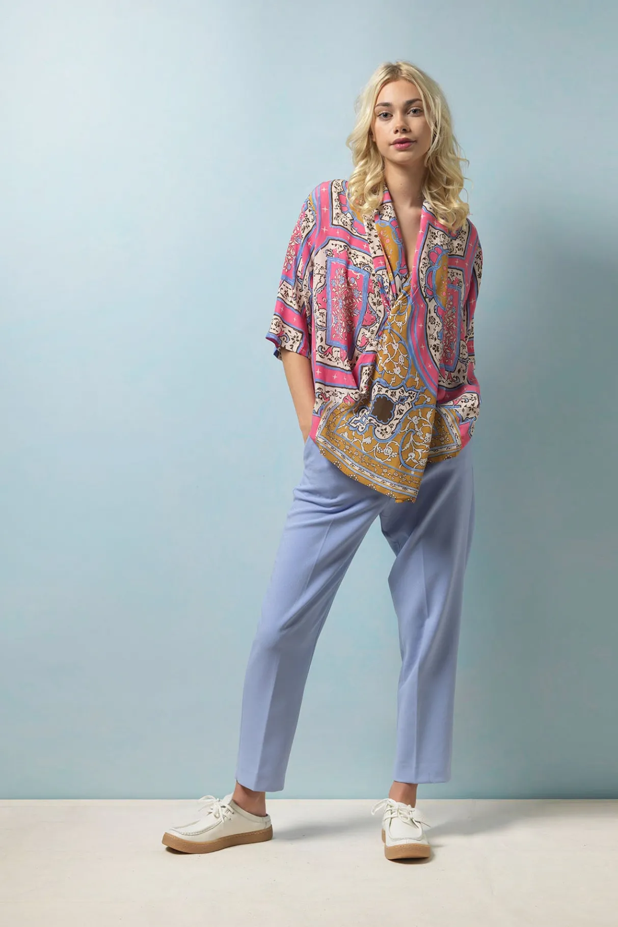 indian_summer_pink_rachel_top_1.webp Best Sale One Hundred Stars Indian Summer Pink Rachel Top