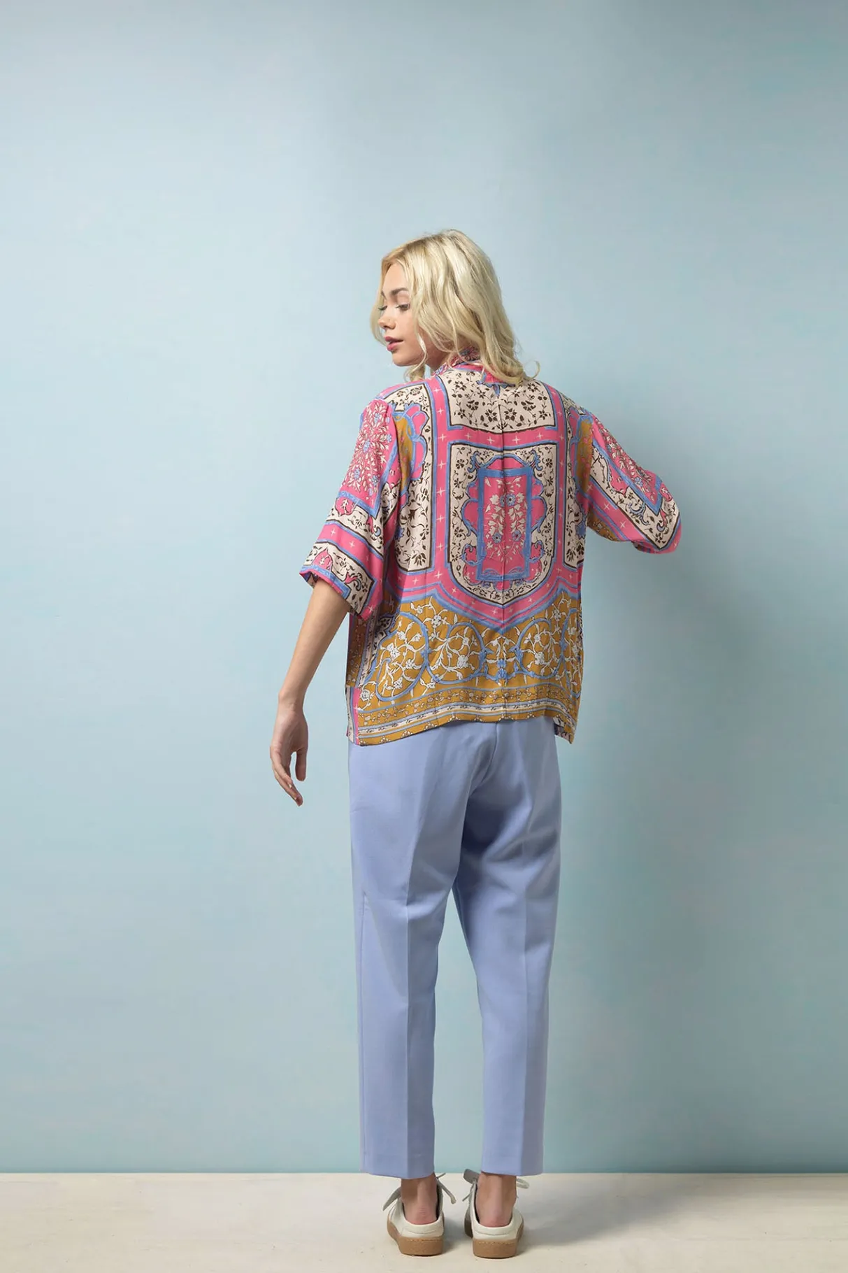 indian_summer_pink_rachel_top_2.webp Best Sale One Hundred Stars Indian Summer Pink Rachel Top