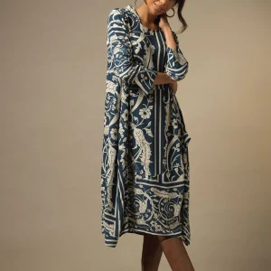 Discount One Hundred Stars Jaipur Blue Asymmetric Dress