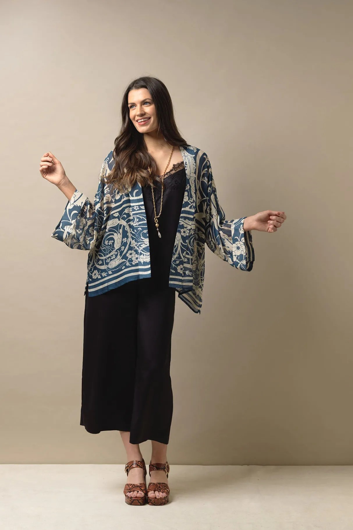 jaipur_blue_kimono_1.webp Best Sale One Hundred Stars Jaipur Blue Kimono