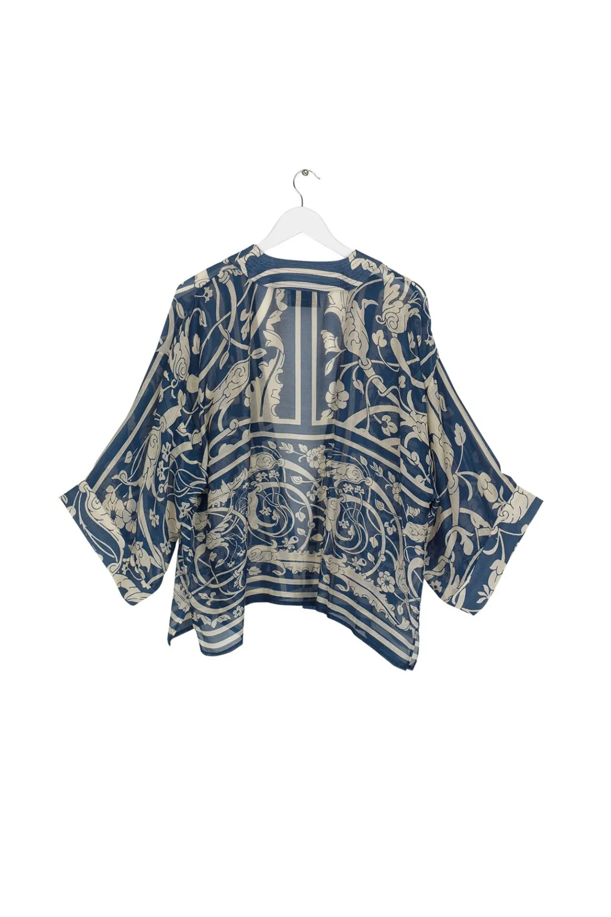 jaipur_blue_kimono_3.webp Best Sale One Hundred Stars Jaipur Blue Kimono