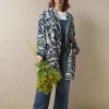 Clearance One Hundred Stars Jaipur Blue Velvet Boyfriend Jacket