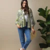 Sale One Hundred Stars Kew Etched Floral Fern Kimono