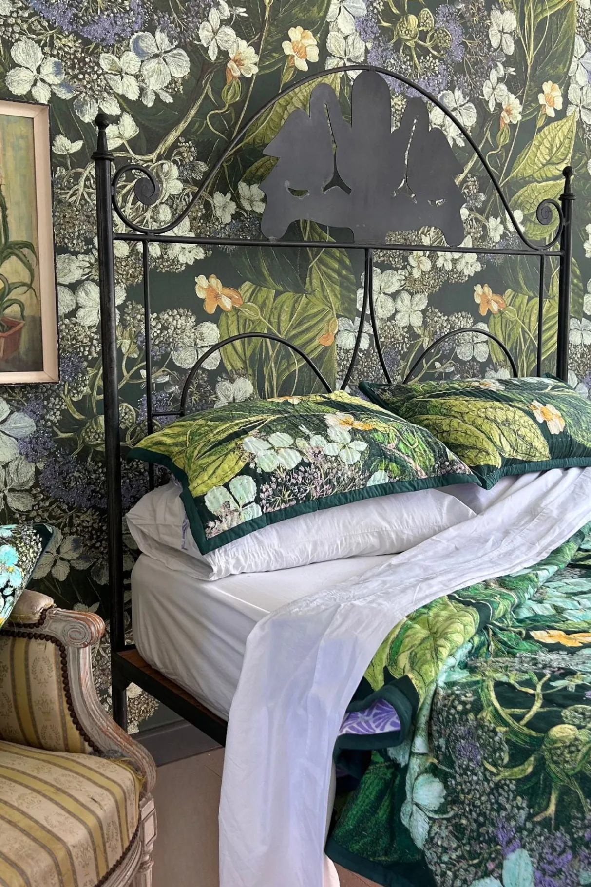 kew_hydrangea_lime_pillow_shams_0.webp Store One Hundred Stars Kew Hydrangea Lime Pillow Shams