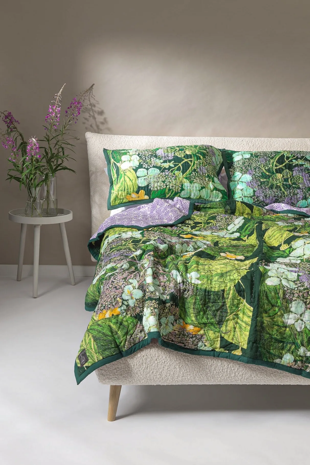 kew_hydrangea_lime_pillow_shams_2-1.webp Store One Hundred Stars Kew Hydrangea Lime Pillow Shams