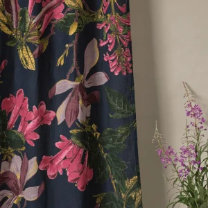 Clearance One Hundred Stars Kew Magnolia Blue Linen Panel