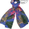 Shop One Hundred Stars Kew Magnolia Purple Scarf