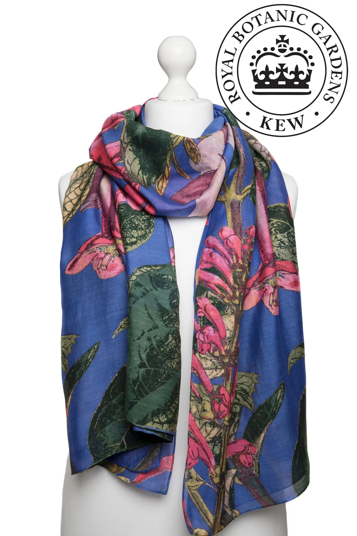 kew_magnolia_purple_scarf_1.webp Shop One Hundred Stars Kew Magnolia Purple Scarf