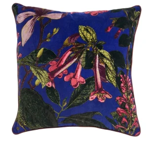 Online One Hundred Stars Kew Magnolia Purple Velvet Square Cushion