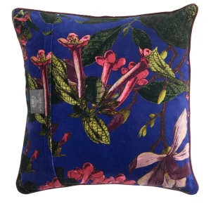 Online One Hundred Stars Kew Magnolia Purple Velvet Square Cushion